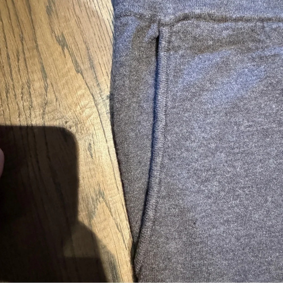 H&M Basics Grey Purple Split Hem Lounge Pants Soft Comfortable Loungewear EUC - Picture 11 of 14